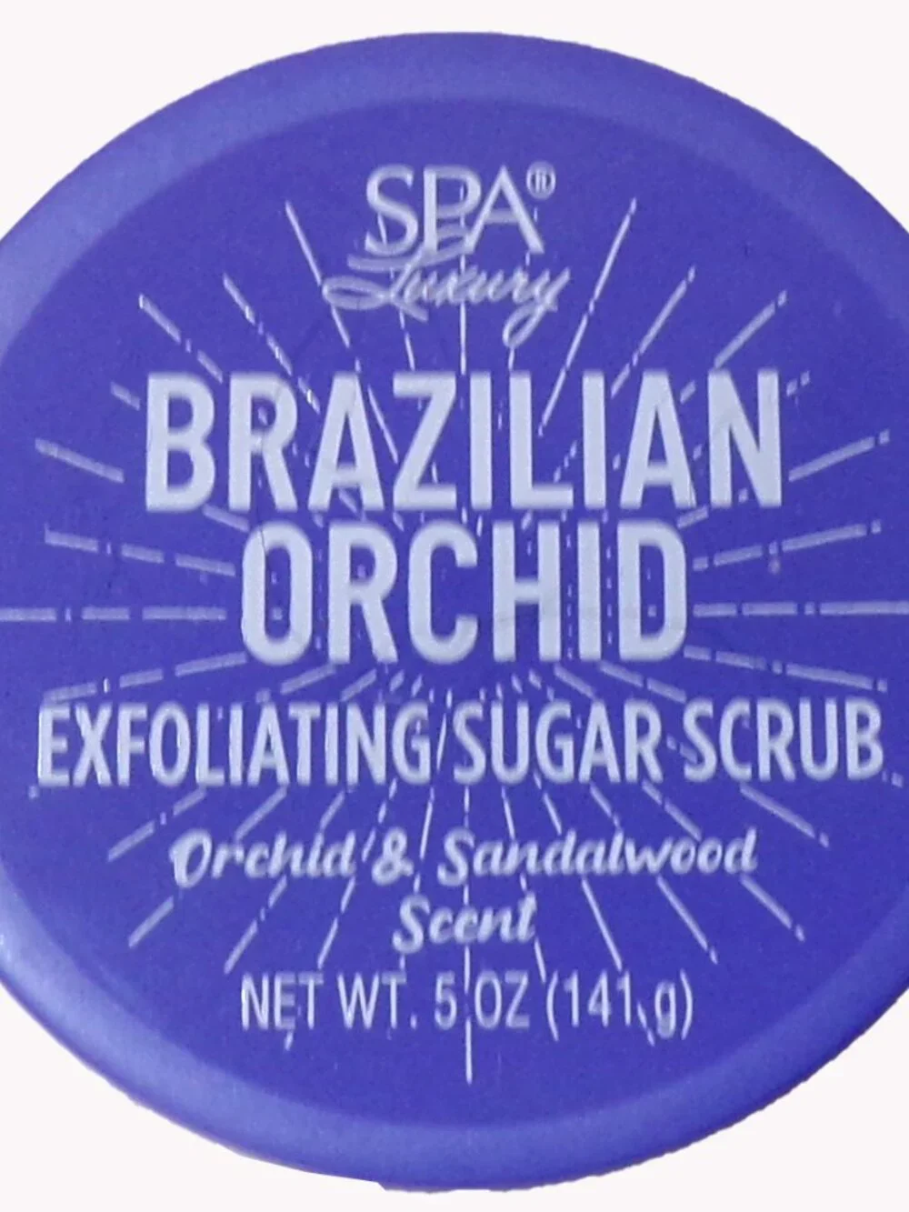 Spa Luxury Brazilian Orchid Exfoliating / Sugar-Scrub 5 oz (Set of 2)